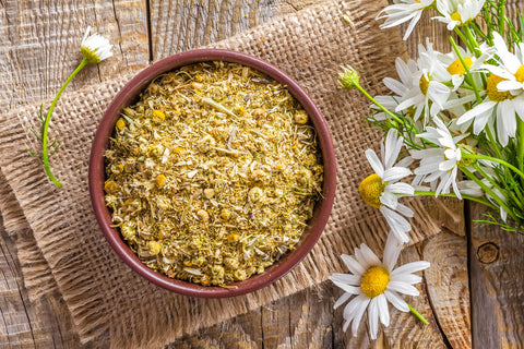 smoking chamomile with cannabis
