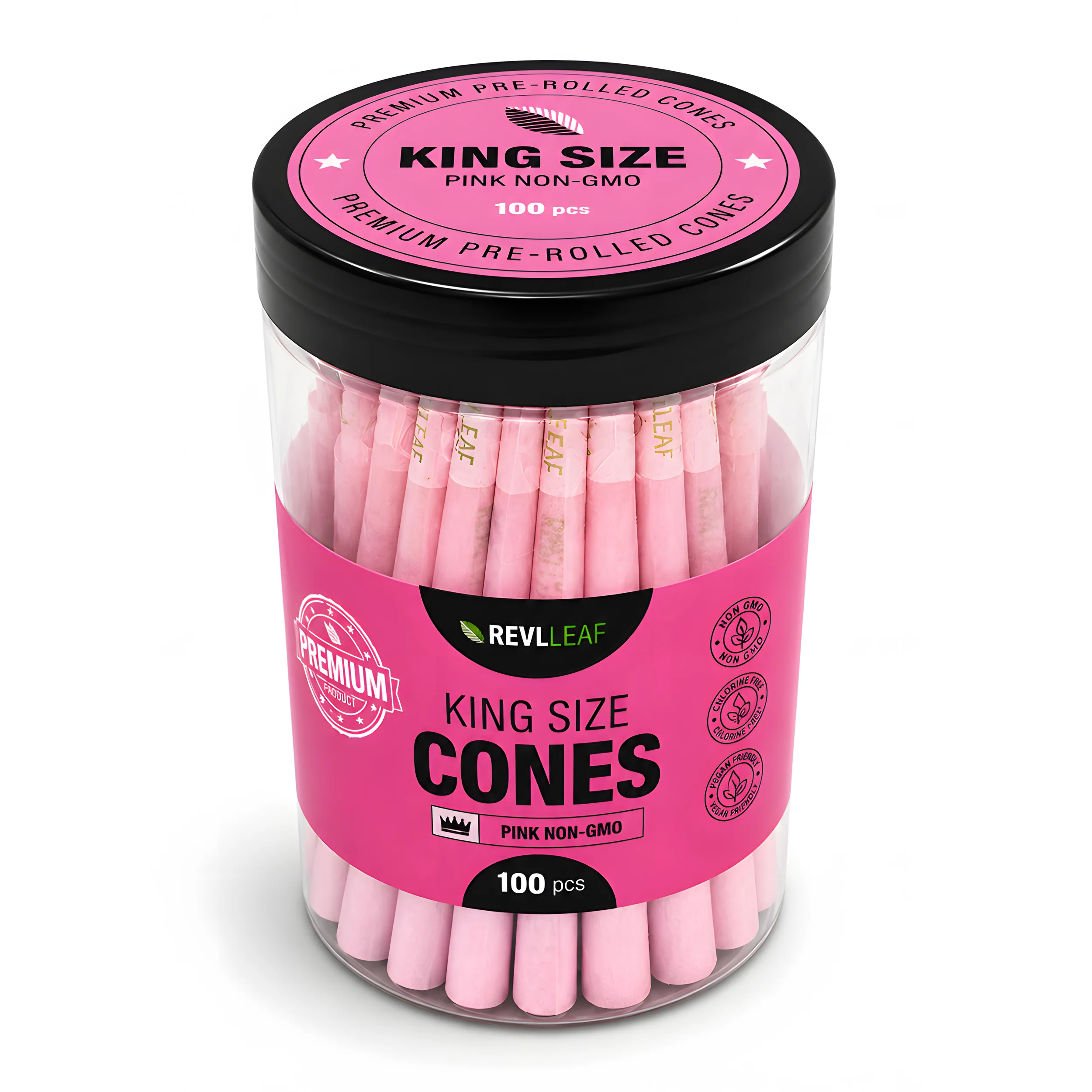 real-leaf-cones-king-size-pink-non-gmo-100er-dose-closeup.webp