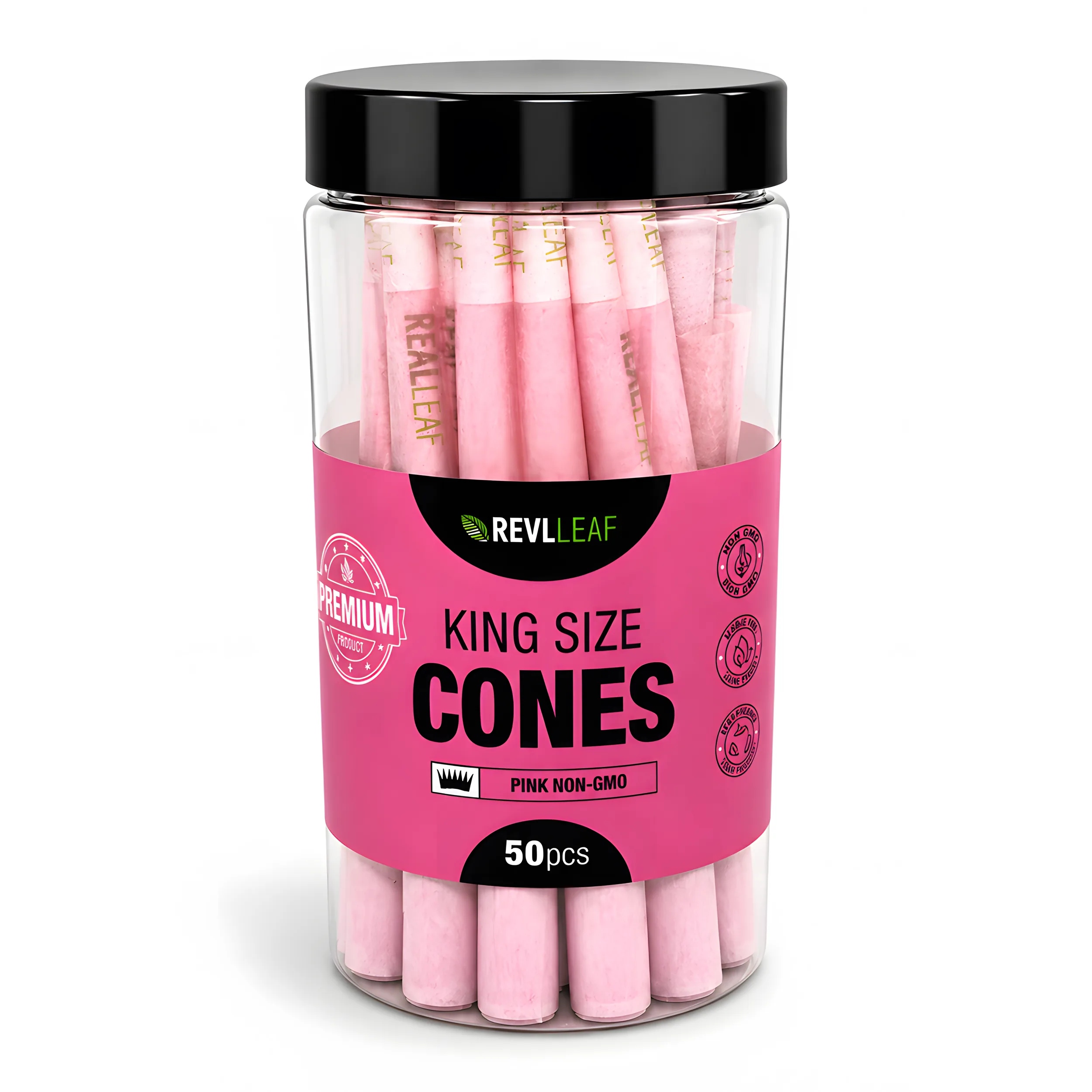 real-leaf-cones-king-size-pink-non-gmo-50er-dose-frontal.webp