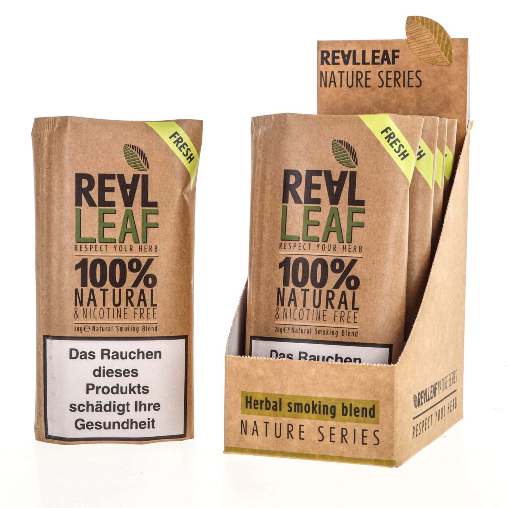 Real Leaf Natural Fresh – Tabakersatz Feinschnitt (20 g)