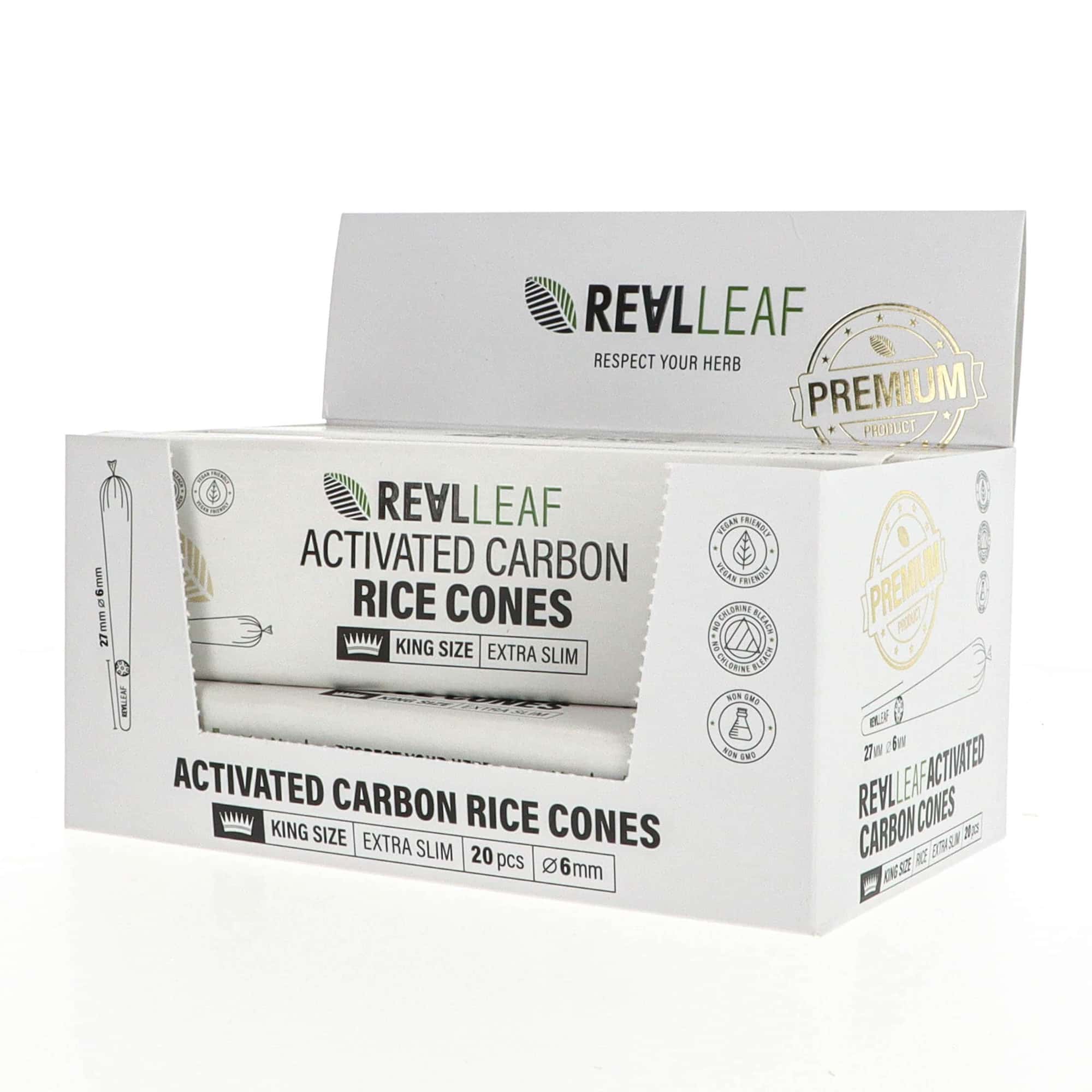 Real Leaf Cones KS + Carbon Filter - Drawer Box 20 - Rice_04.jpg
