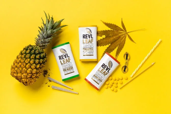Real Leaf Kräutermischungen mit Terpenen und Ananas