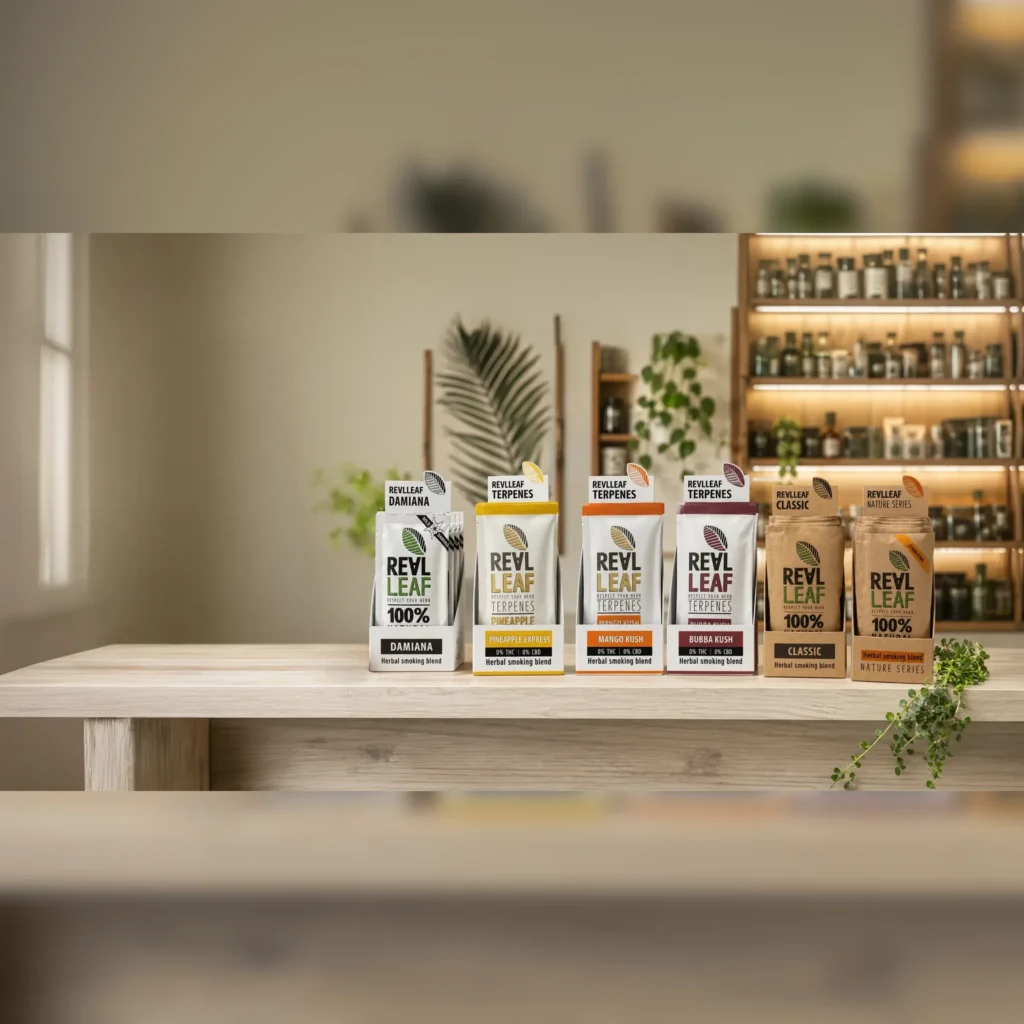 Real Leaf Produktsortiment im quadratischen Heroformat